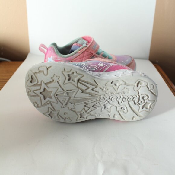 Skechers Size 7 Light Up Unicorn Design Runners - Picture 4 of 4